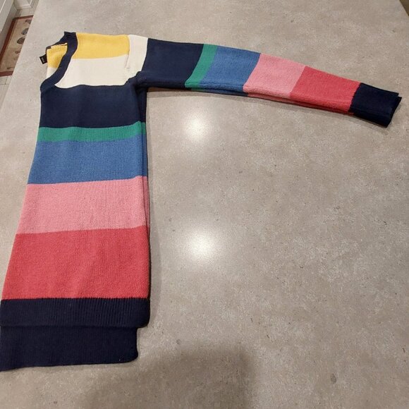 CHAPS Women's V-Neckline Long Sleeves Multi-Stripes Sweater - Size XS/TP - Picture 9 of 11